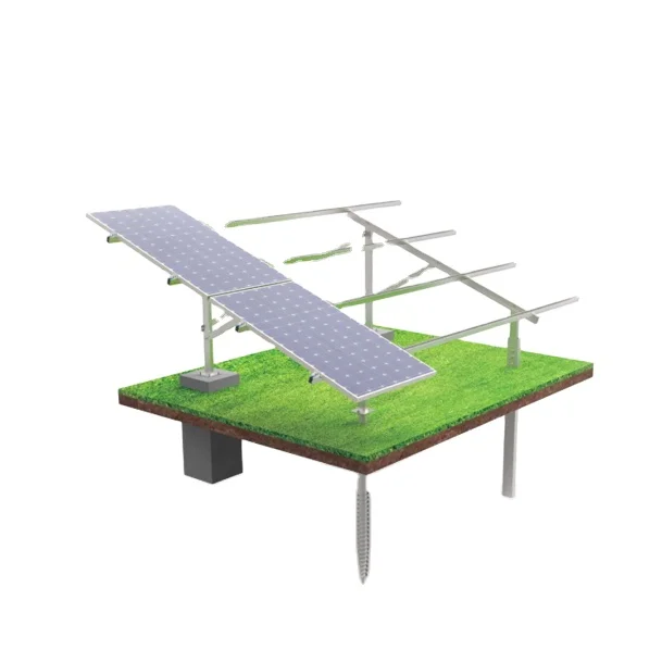 Galvanized Steel Natural Solar Ground Mount for Photovoltaic Systems CY-ZJ01 Hot Dip Galvanized Steel, Aluminum 25 Years Cy-zj05