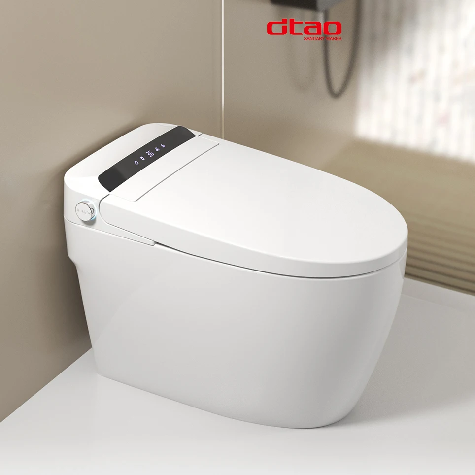 High end floor mounted electric intelligent toilets automatic flush bathroom wc smart toilet with bidet function