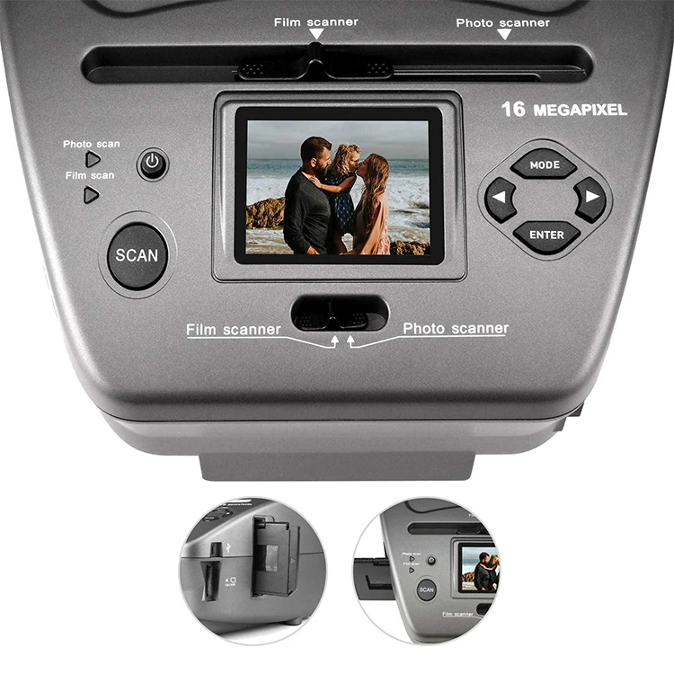 Negative slide adapter Fixed focus scanner photo film negative scanner to digital photos multi functional