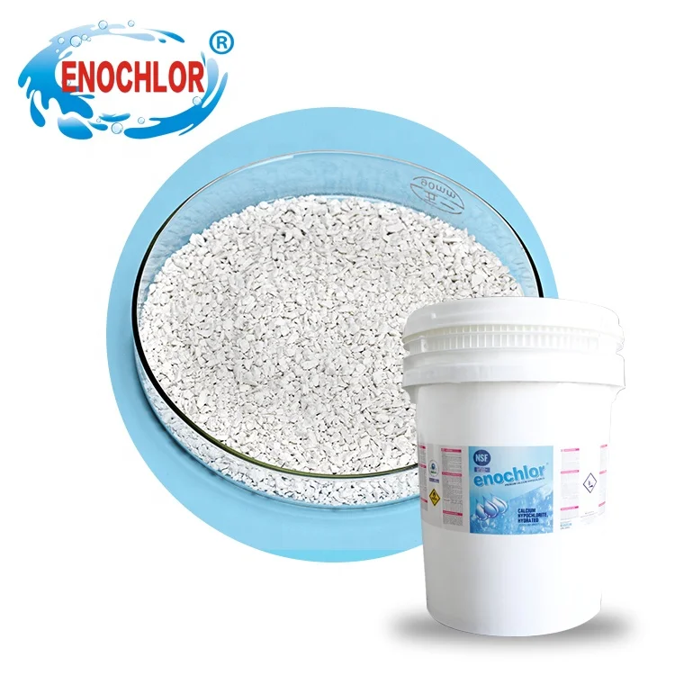 calcium hypochlorite 70% granular bleaching powder for water treatment