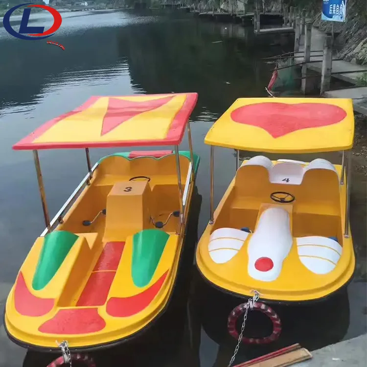 Фабрика высокое качество водное оборудование педаль лодка из стекловолокна для семьи