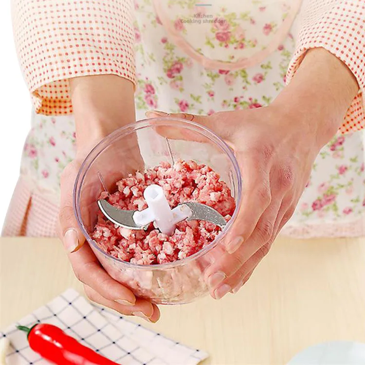 
Amazon Hot Sale Garlic Manual Mini Garlic Masher Small Hand-pulled Function Garlic Masher Vegetable Cutter Meat Cutter 