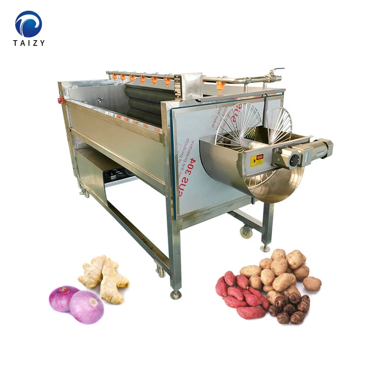 2023 Made In China Roller Peeling Machine Fruits And Vegetables Washing Machine Wool Roller Cleaning Machine