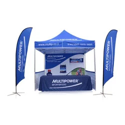 Trade Show Tent Custom Promotional Campaign Advertising Logo Folding Pavilion Canopy Pop-up Tent