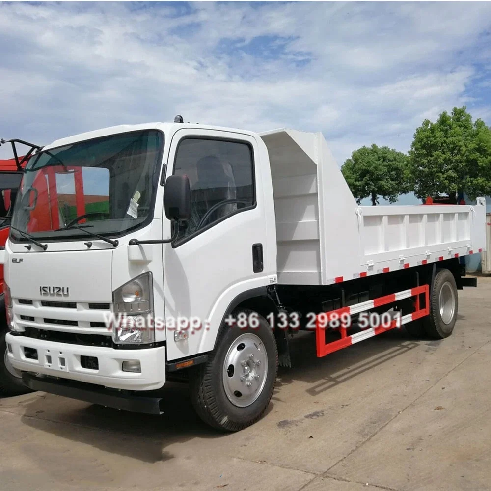 Light Duty Isuzu 8 ton dump tipper truck for sale in Laos