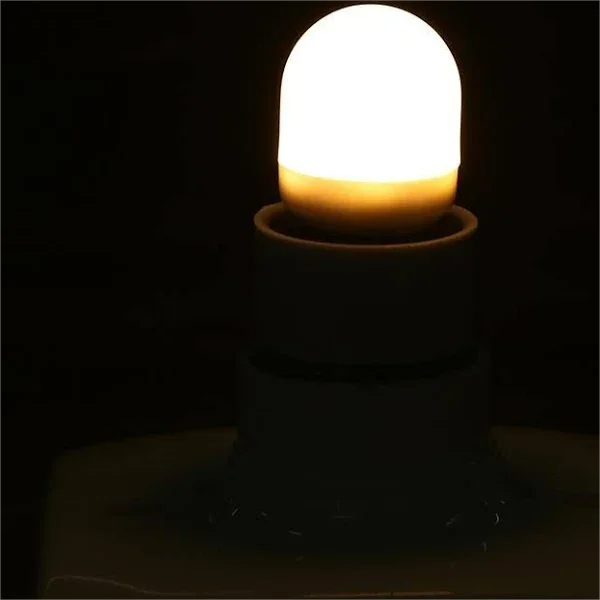 2W 220V E14 small screw base milk white cover LED mini refrigerator light bulb T22 LED Fridge indicator energy-saving corn bulb