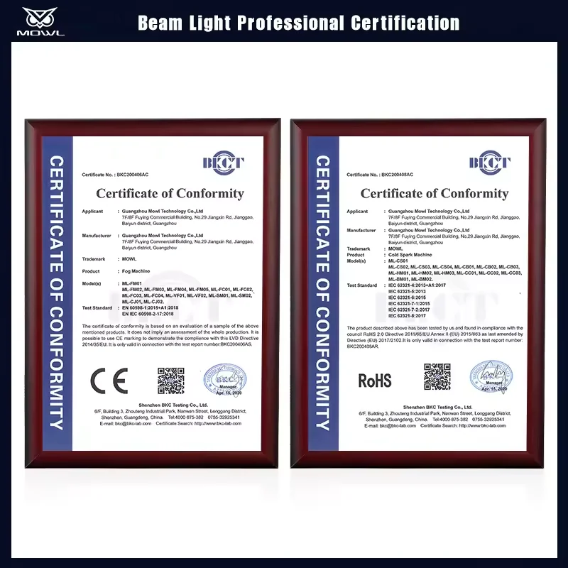 MOWL Guangzhou Beam 230 7r 230W r7 Sharpy DMX Beam Moving Head Light with 2in1 Avec Flight Case