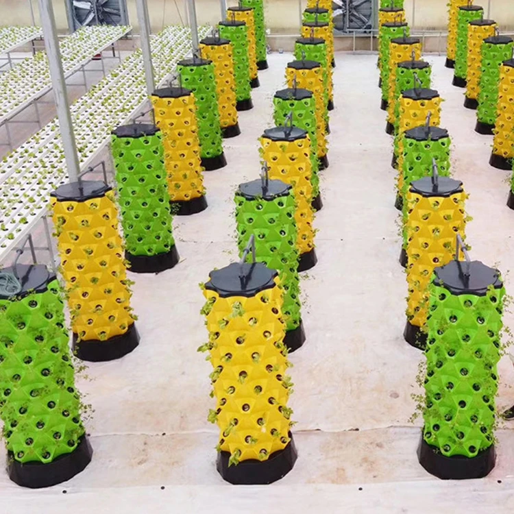 Strawberry Flower Lettuce Pineapple Indoor Balcony Aeroponic Tower Vertical Diy Hydroponic Growing Systems
