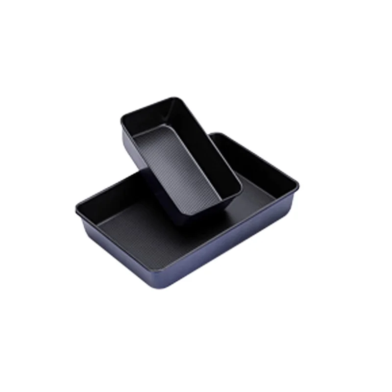 Custom large rectangle oven cake bread baking pan porcelain baking dish set baking tray