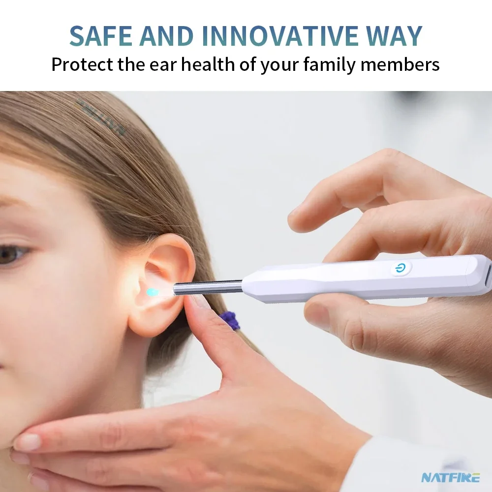 Home Use Portable Wifi Otoscope Camera Ear Wax Remover Intelligent  Visual Ear Cleaner Ear Wax Cleaner