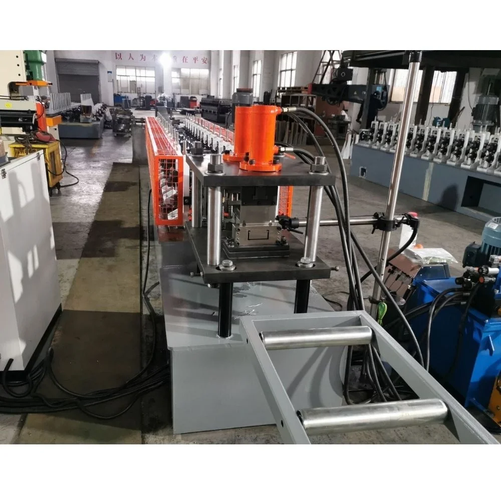Galvanized Metal Partition Building Structure C U Shape Studs Track Drywall Light Keel Roll Forming Machine