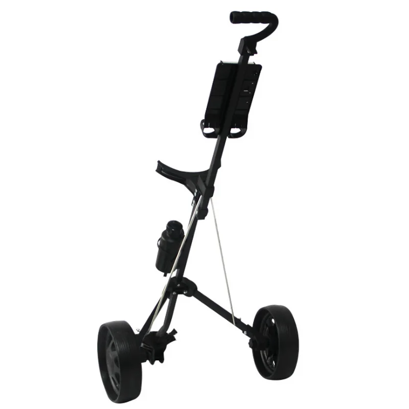 Golf charter two-wheeled trolley foldable multifunctional golf course