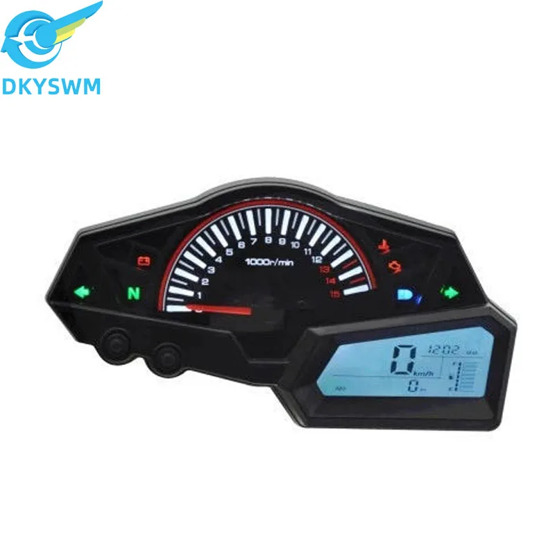 VOTOL 070 LCD speedometer CNA wire communication LED digital meter for electric motorcycles display LCD speedometer
