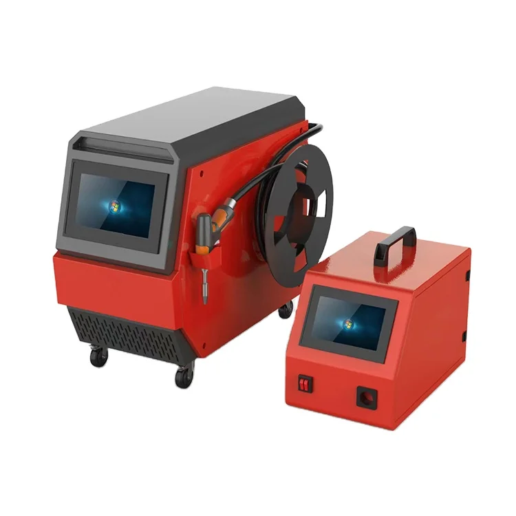mini laser welding machine air-cooled 700W air-cooled fiber laser gun weld machine for aluminum copper welding
