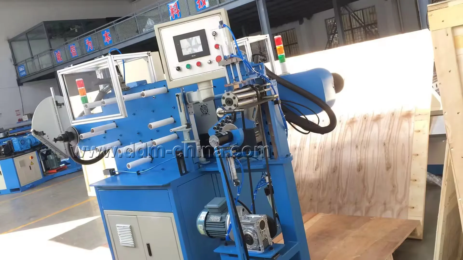 HVAC Flexible Aluminum and PVC PE Ventilation Duct Forming Machine from  DDM