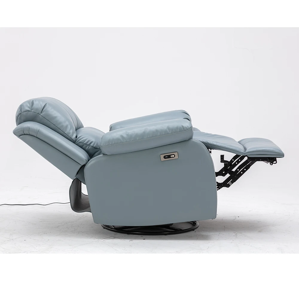 Cinema Theater Wholesale  Electric  Power  Recliner Sofa Chair With 360 Swivel  Rock