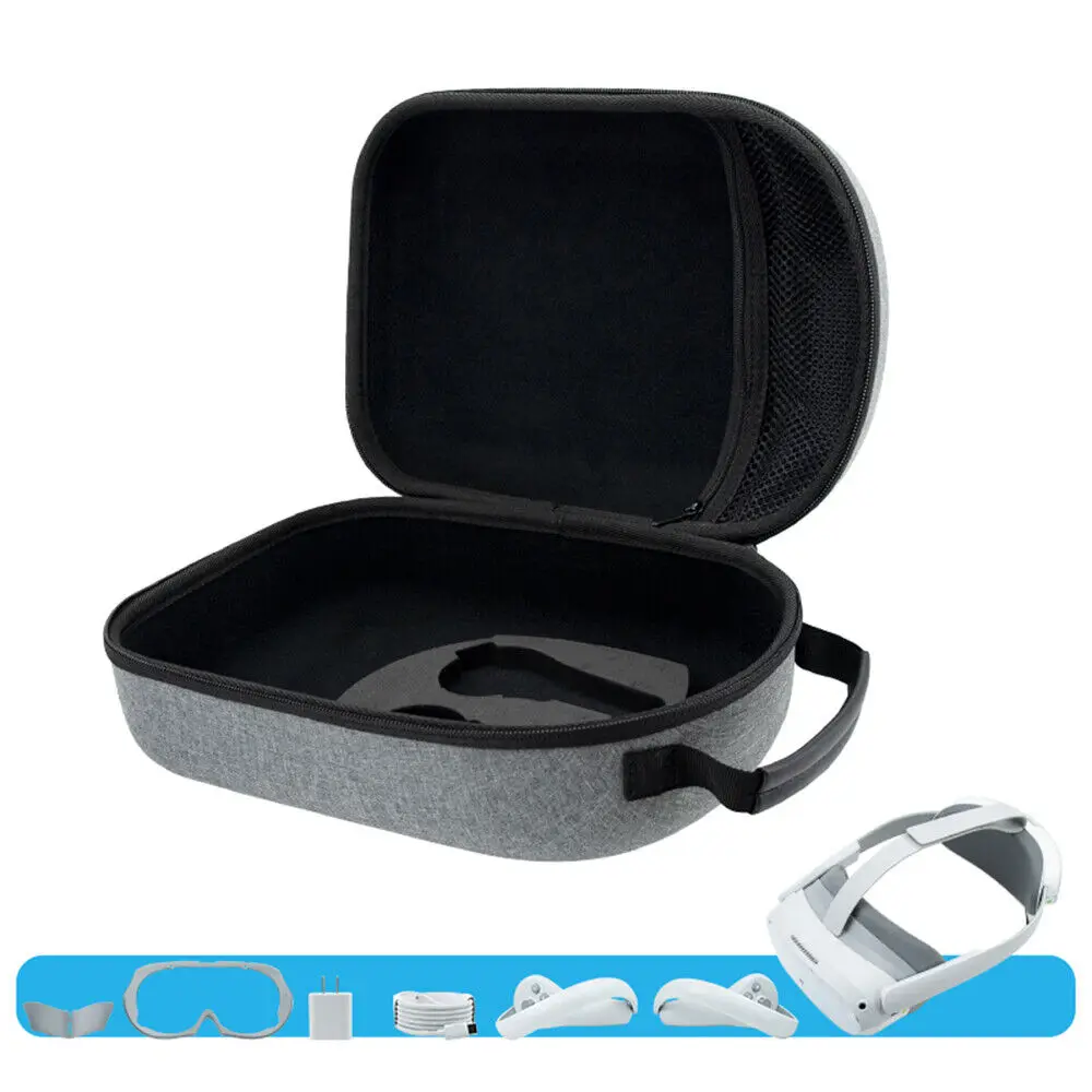 Wholesale Good Quality Custom Travel VR Gaming Headset Eva Storage Case Touch Controllers Accessories