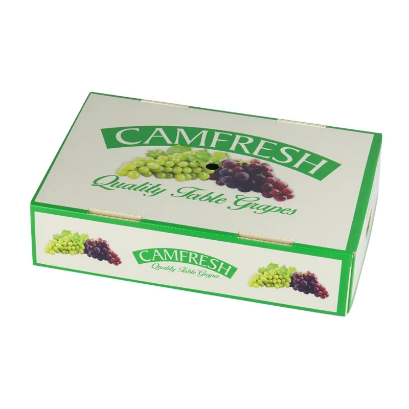 
PE Box Low Price Customized Anti-static PE Plastic Storage Box Wax coated cardboard box for fruit and vegetable packaging 