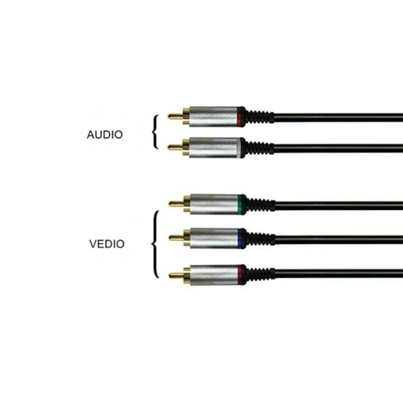 6FT Audio Video AV Cable to RCA For PSP1000 Extension Composite Data Cord For PSP 2000 3000 Lead Wire AV Adapter To TV Monitor