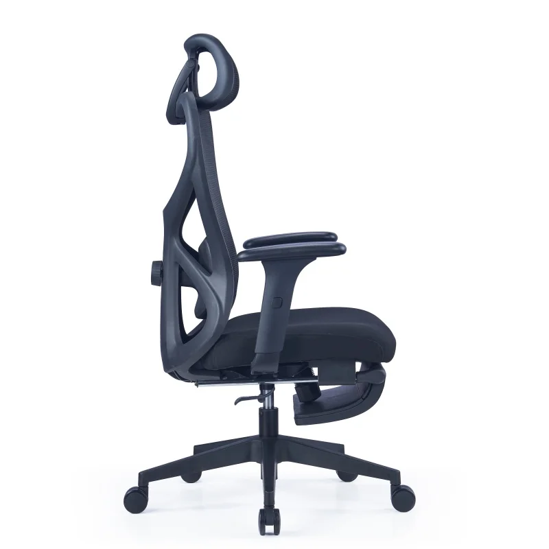 Swivel Revolving Office Chairs Ergonomic Gas Lift For Office Chair With Footrest Fabric Work Chair Office Modern