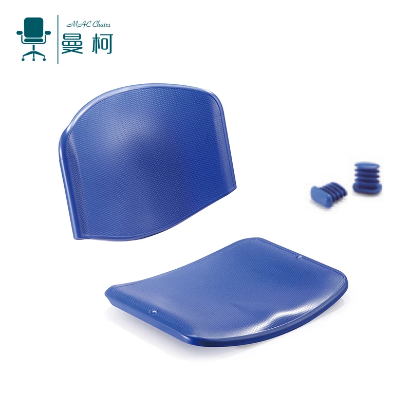 Student Chair parts  plastic backrest plastic components for iso chair frame and chair back seat set