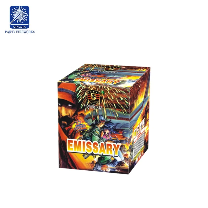 Emissary wholesale 25 shots1inch salutes cakes fireworks