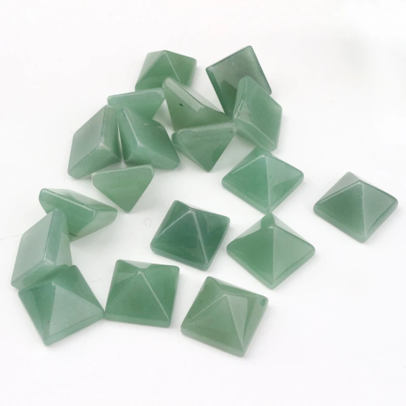 mini natural gemstones crystal pyramid