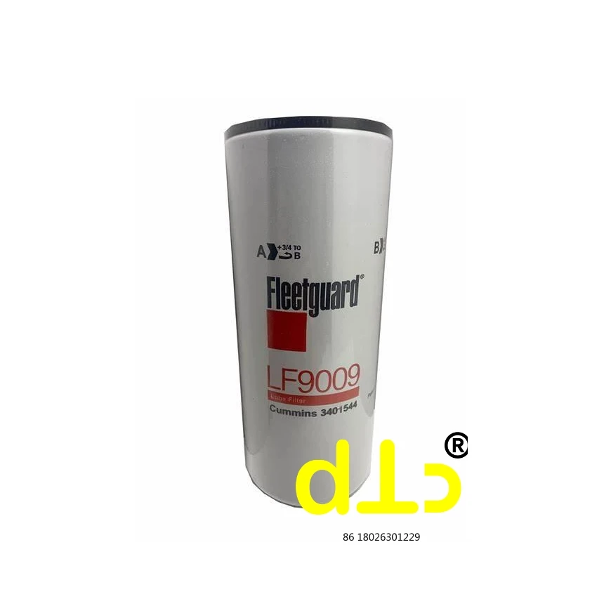 Factory Heavy Truck Oil Filter LF9009 double element for Cummins Fleetguard 3401544