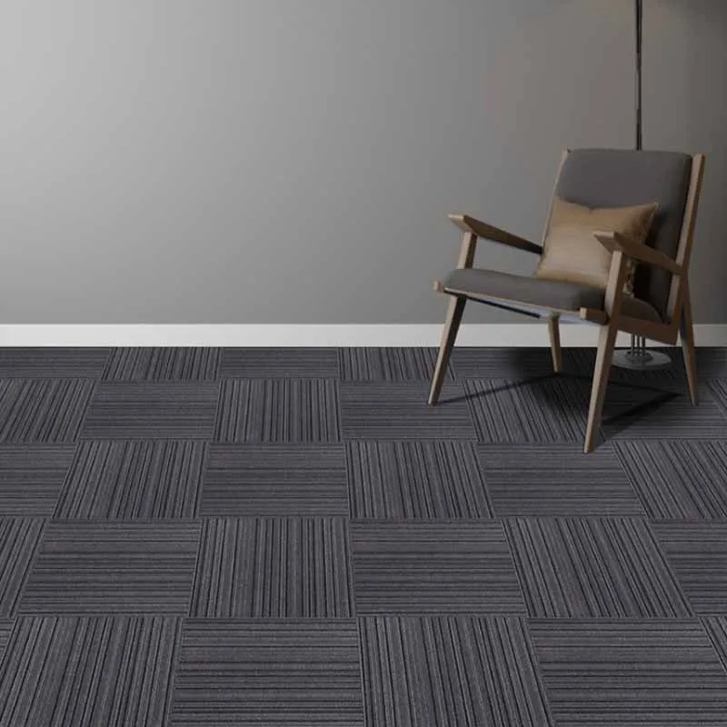 Commercial Office Carpet Tile Modular PVC Bitumen Backing  PP Carpet Tiles 50x50