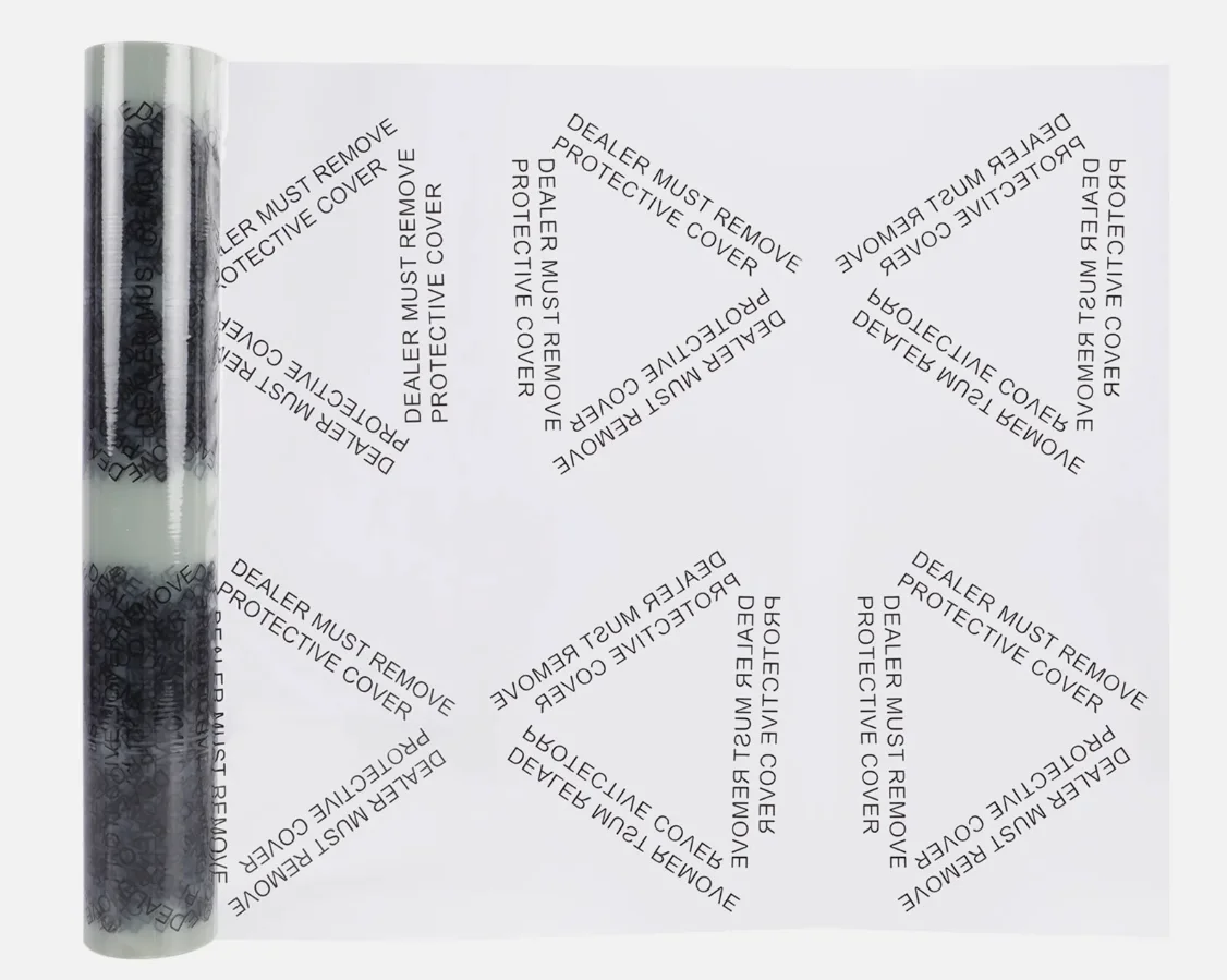Anti-Scratch  Waterproof  fireproof perforated PE Material Plastic Surface Protection car Carpet Film