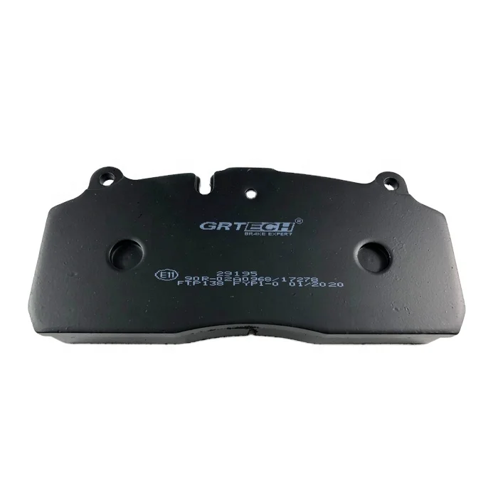 WVA 29195 good performance standard size ceramic bus trailer brake plate brake pads for truck