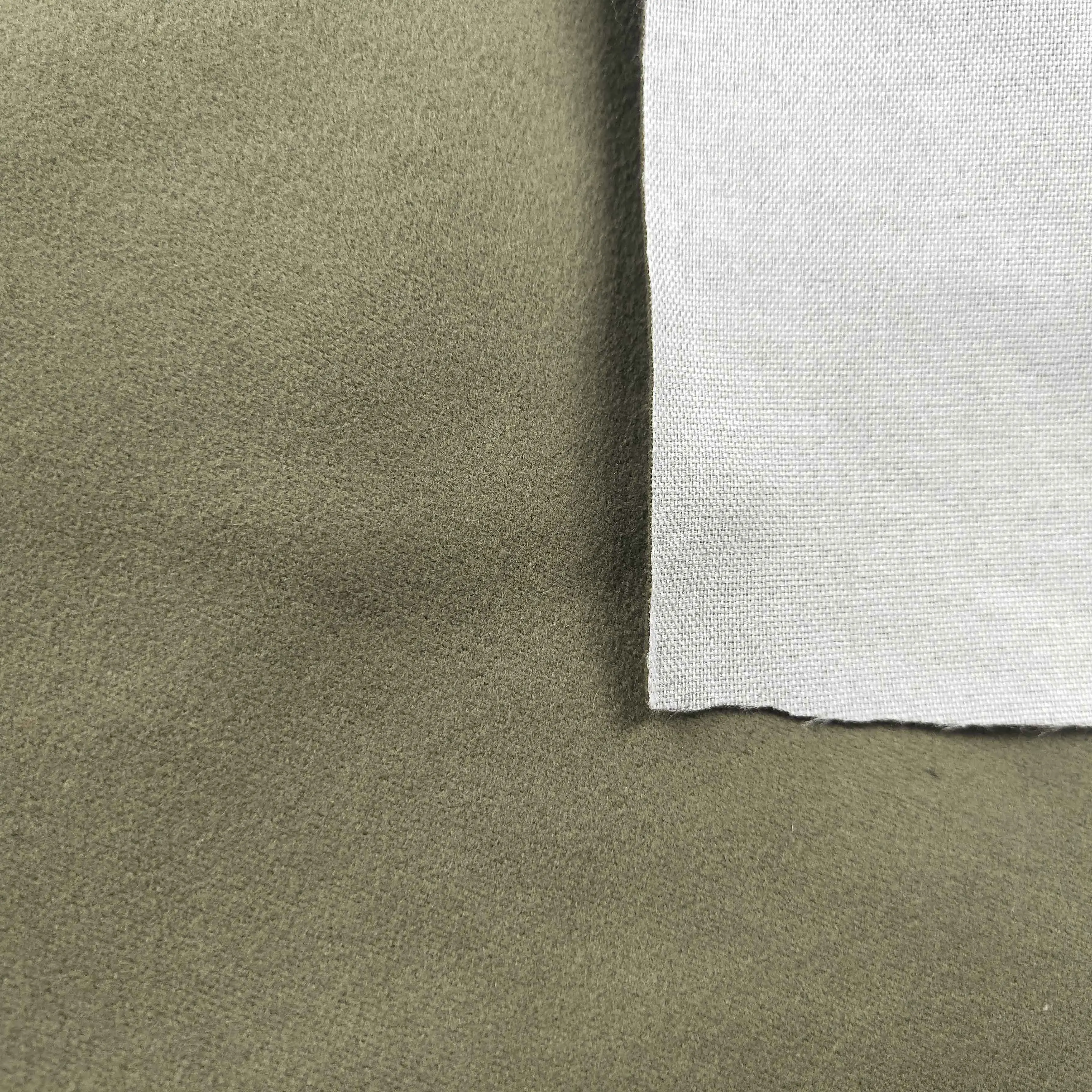 Zhejiang Factory Army Green sofa furniture plush fabric upholstery chairs covers living room sofas home textile