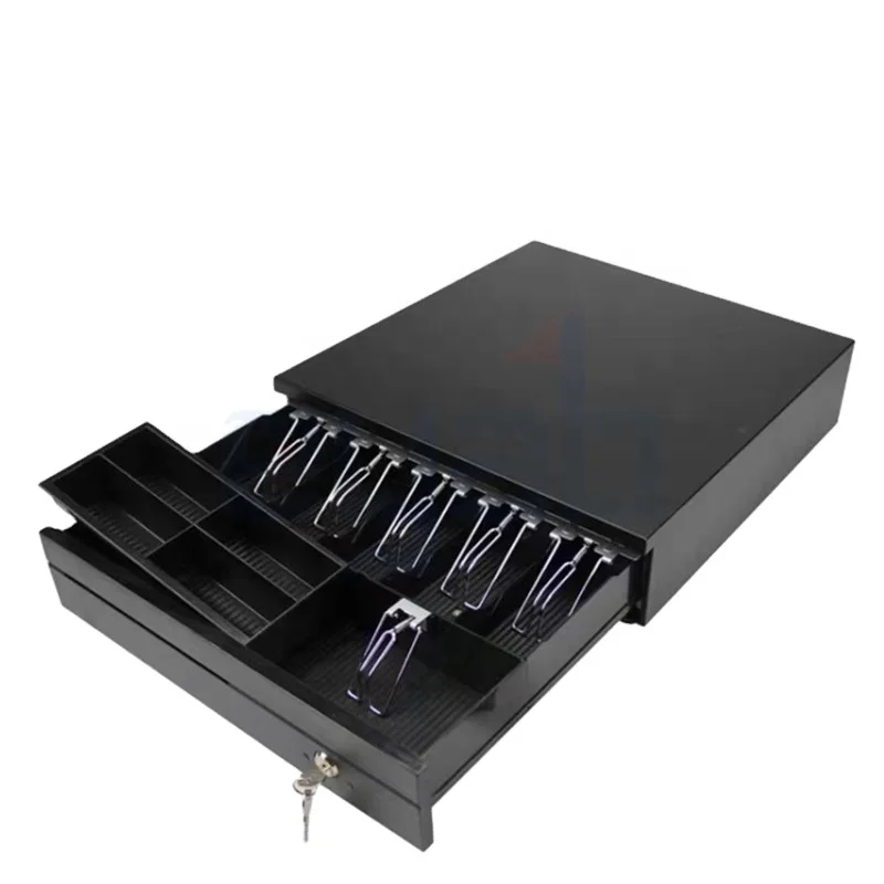 405 five-grid three-gear cash box with lock POS cashier cash box automatically pops up supermarket cashier independent drawer