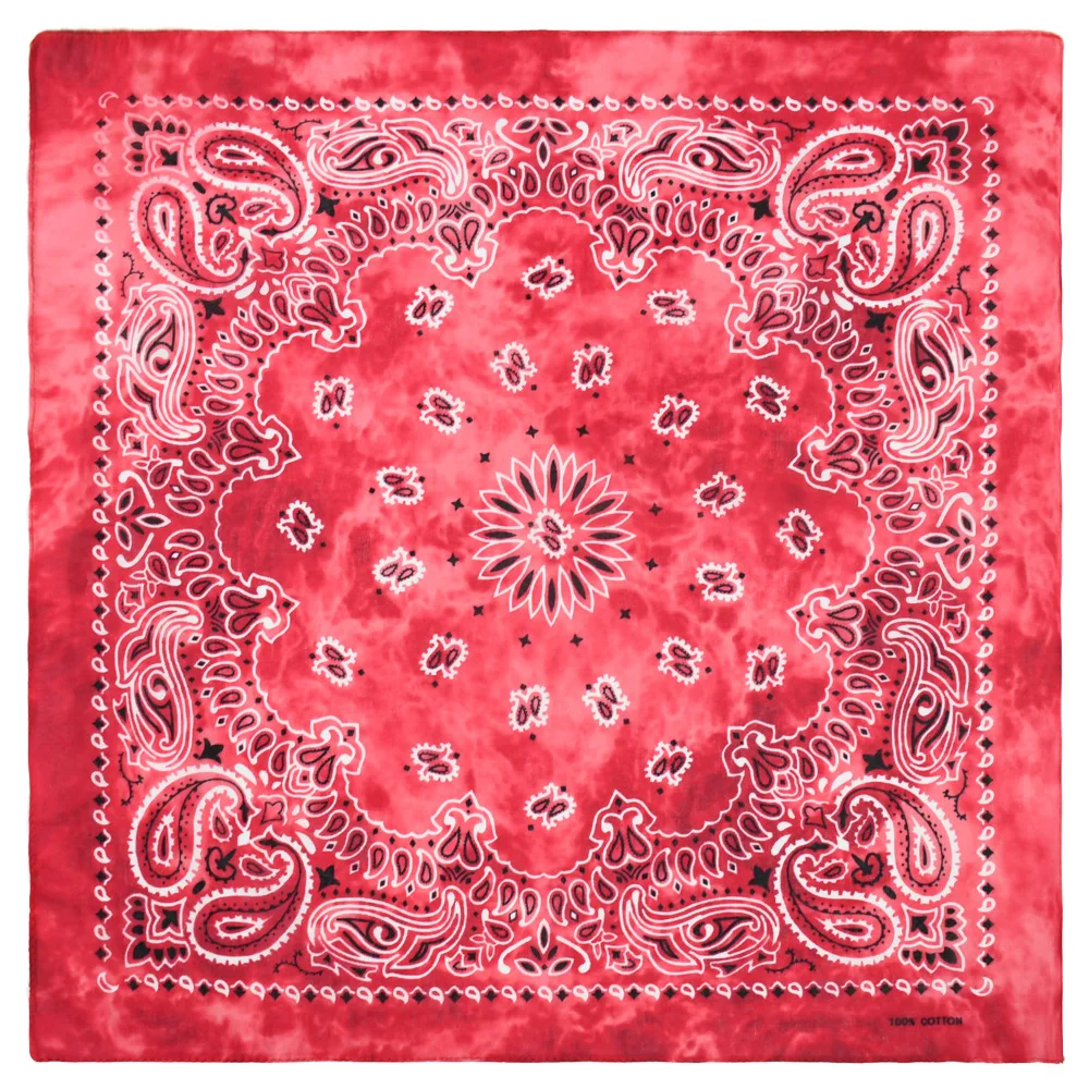 European and American cotton tie-dye cashew flower Paisley Magic turban Outdoor riding kerchief Hip Hop mask Hair tie