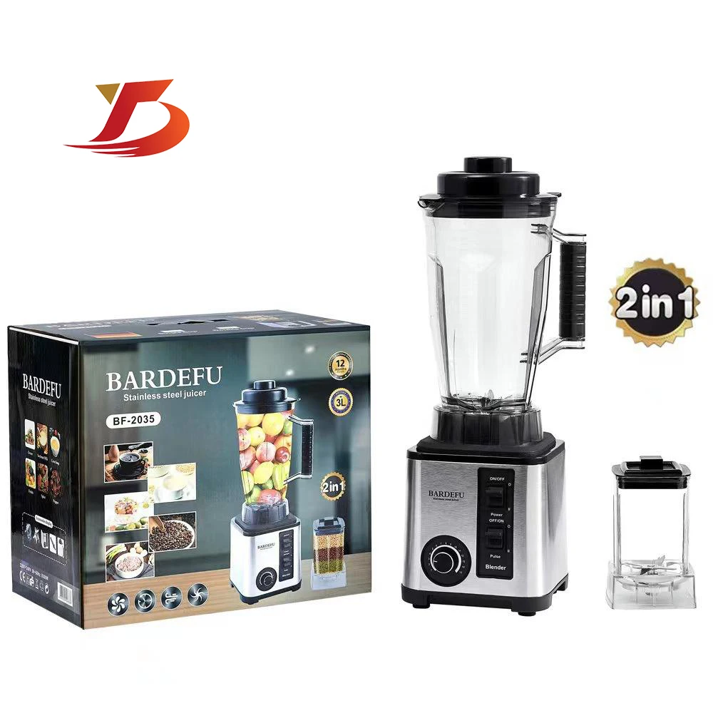 Stainless steel jug blender grinder chopper High Speed kitchen appliances Commercial Smoothie Electric blander