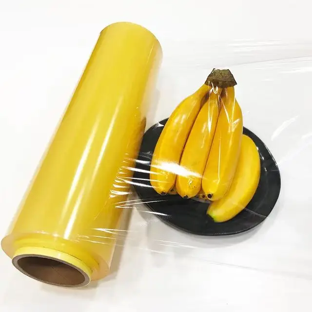 Food Grade Food Packaging Transparent Moisture Proof Soft Casting pvc film home stretch ceiling fabric film roll