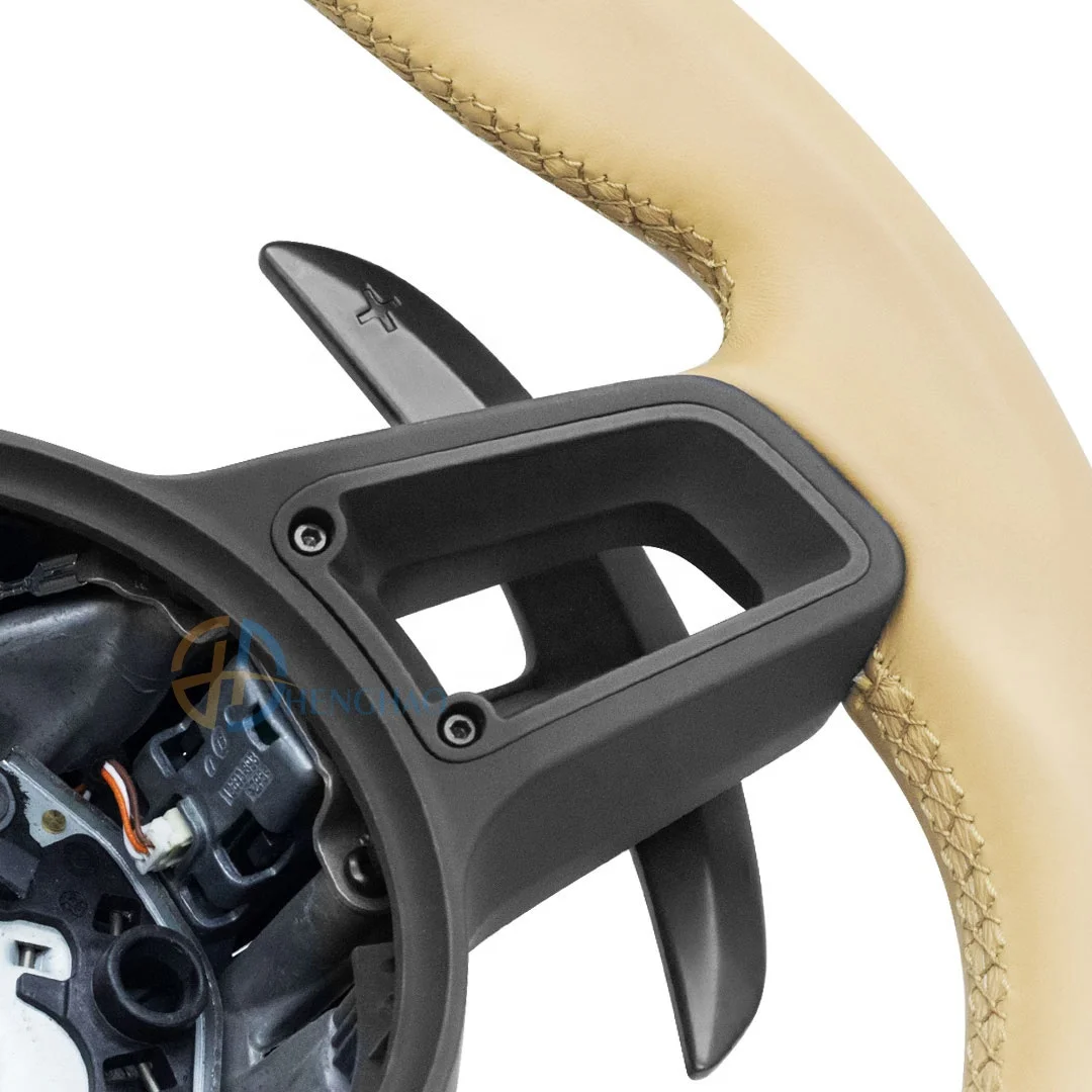 Factory Wholesale Price Leather Steering Wheel For Porsche Cayenne Macan Cayman Boxster 718 991 911 Panamera Upgrade