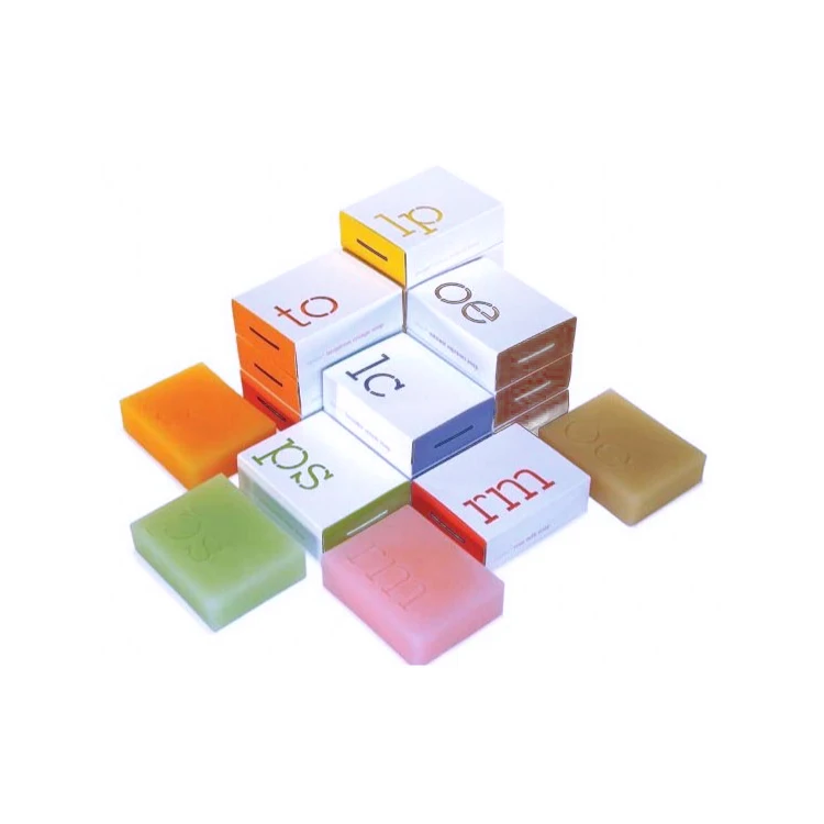 Square Luxury Paper handmade eco-friendly biodegradable soap packaging