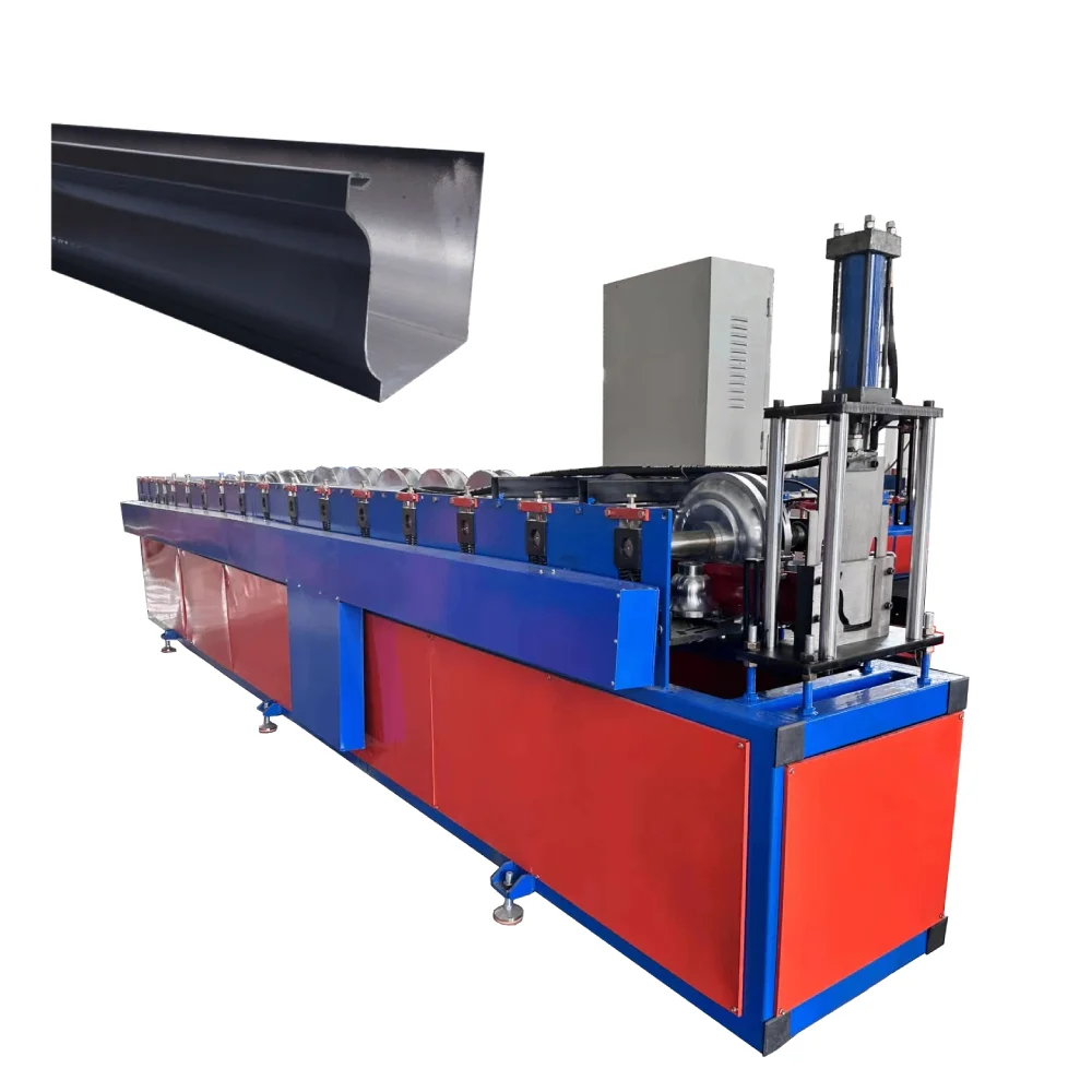 Factory Price Drip Edge Roll Forming Machine Electric Rail Forming Machines Galvanized Panel Strip Drain Filter Roll Former