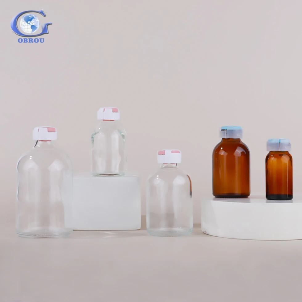 aluminum cover capping filling machine packaging amber clear medicine penicillin pharmaceutical amber glass bottle