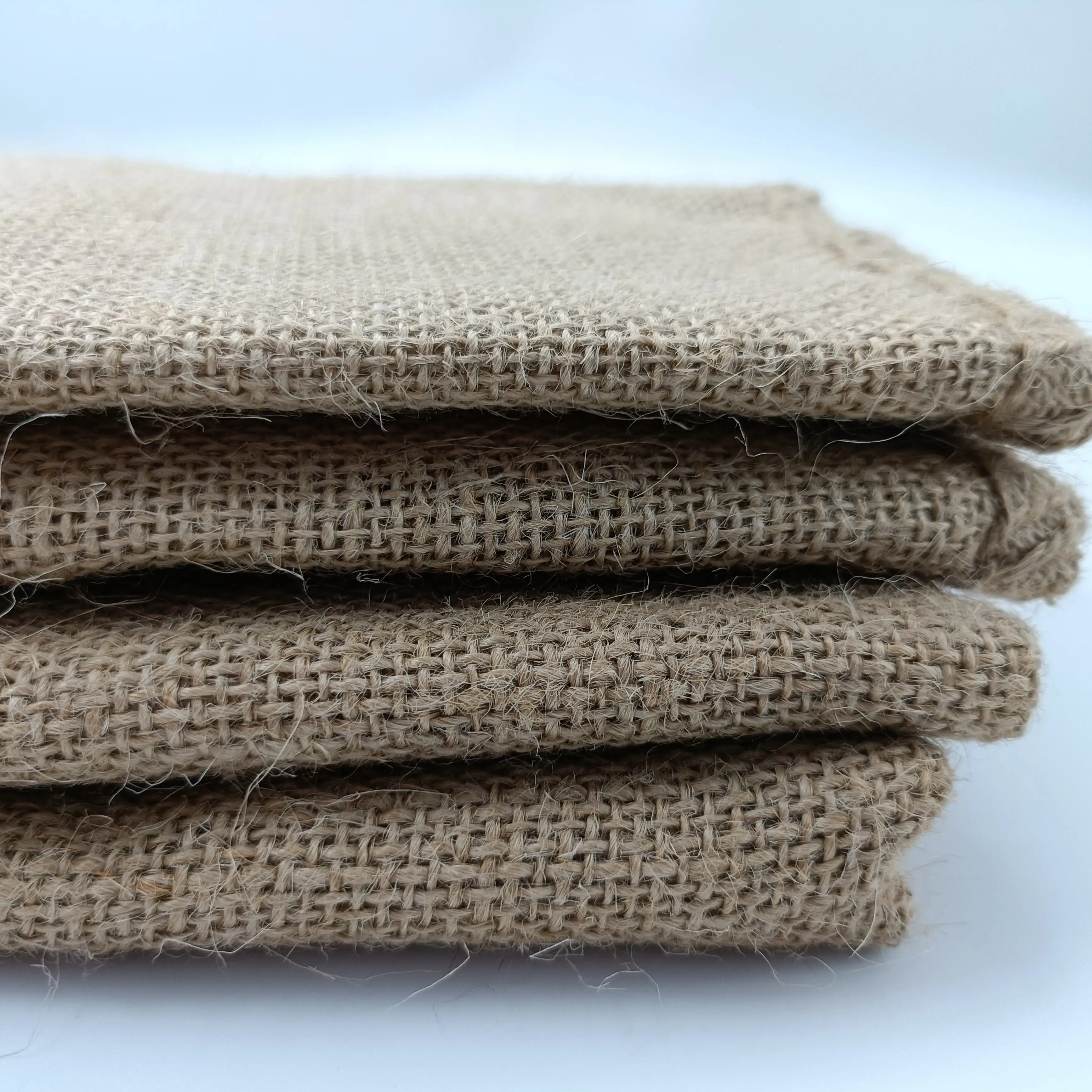 JIAHE Natural Hessian Cloth Hot Sale Gunny Fabric Laminated Jute Fabric