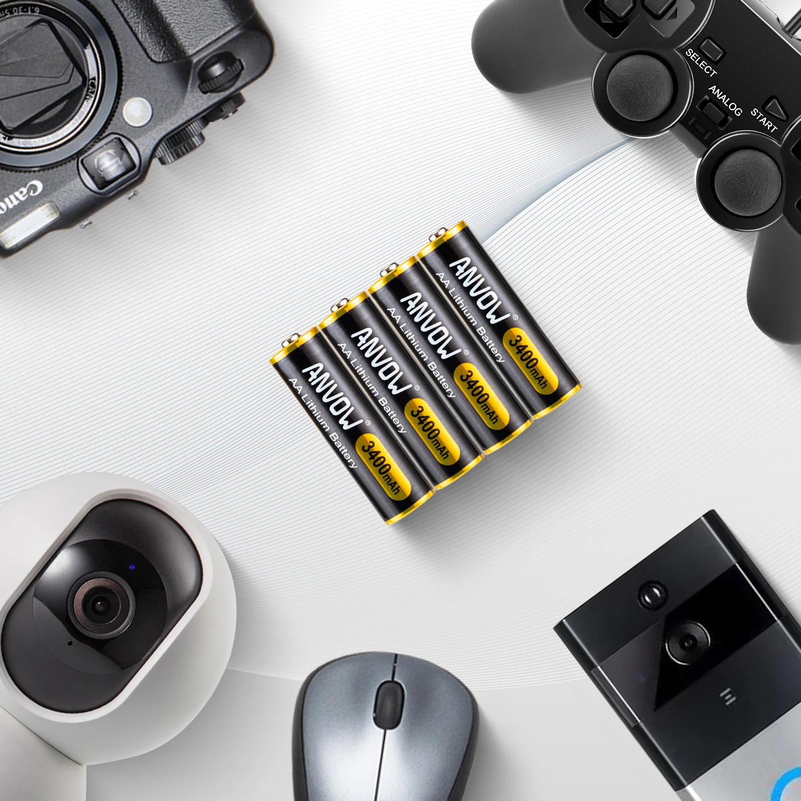 New Arrival Low Self-discharge Lithium Battery Size AA 3400mAh 1.5 Volt AA Lithium Batteries