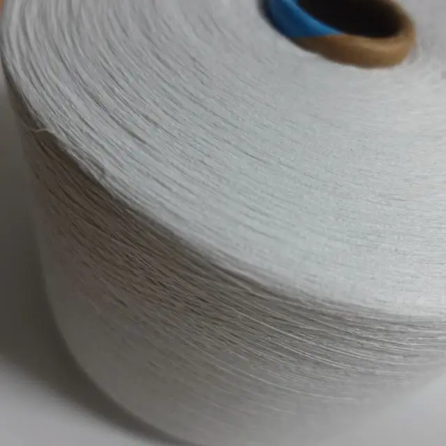 Good Quality Cvc Yarns Recycled Cotton Yarn For Socks  And Gloves