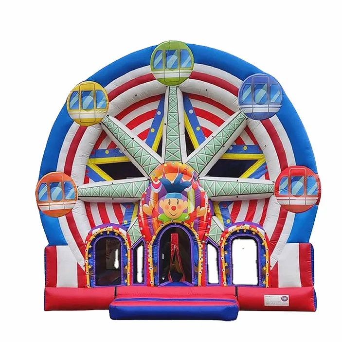 Ferris Wheel Bounce House Combo Slide Inflatable Bouncy Castle Obstacle Inflatable Jumping Castle