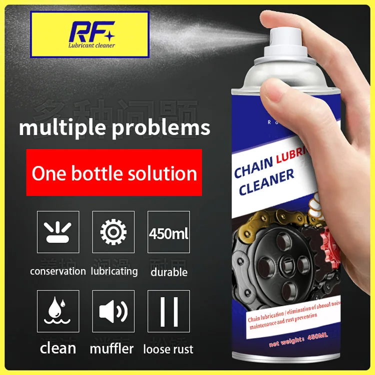 High Performance 450ml Lubricant Spray Chain Lube Jet Lube For Bicycle Chains