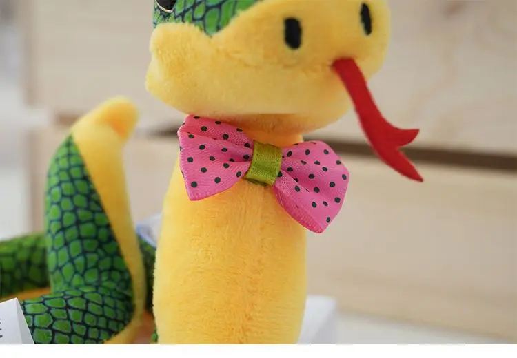 Factory Wholesale 12CM 19CM Stuffed Animals snake Toys Promotional Plush Toys Cobra