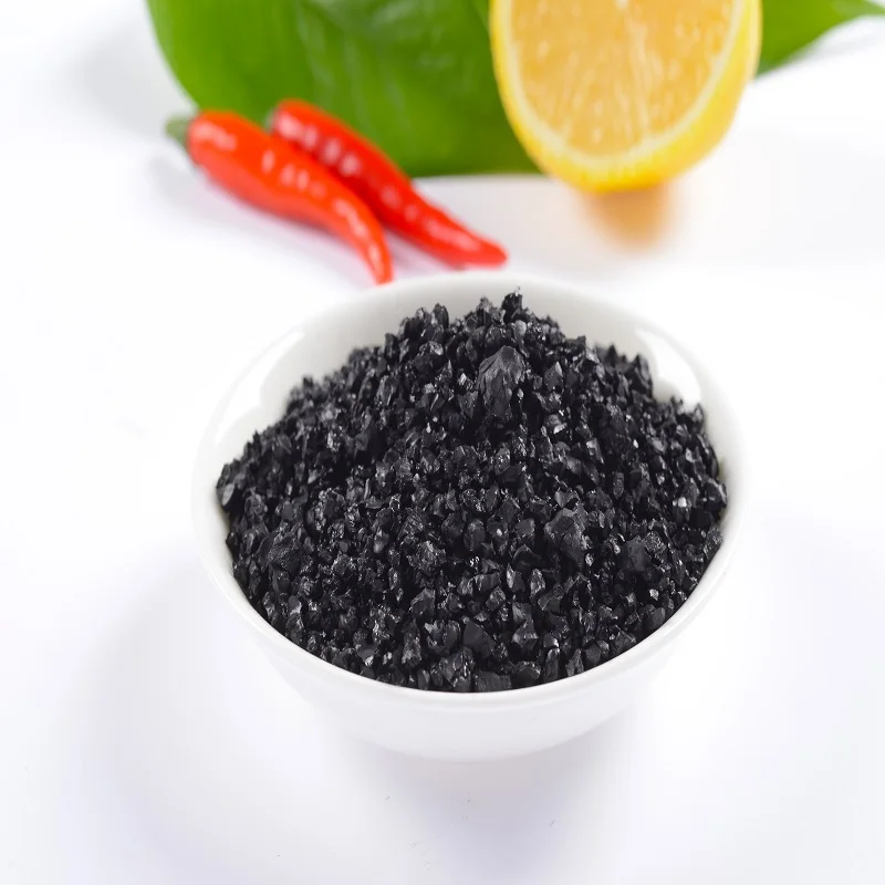 Super Humic Acid Potassium of 65% Water Soluble high Activity Foliar Drip Flakes
