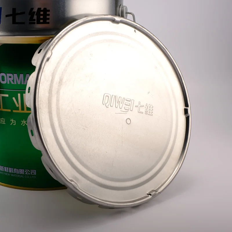 8 liter empty metal paint iron oil drum with lid