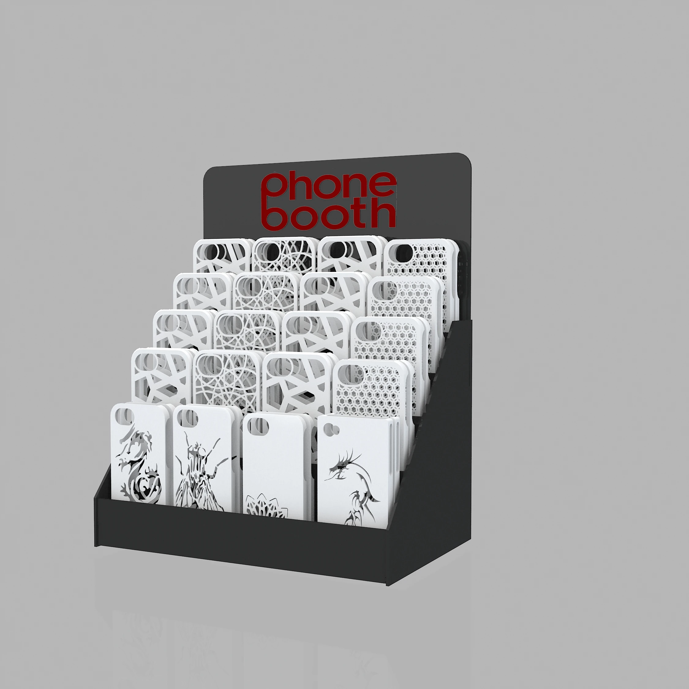 Cardboard material display racks contact lens counter display for optical store