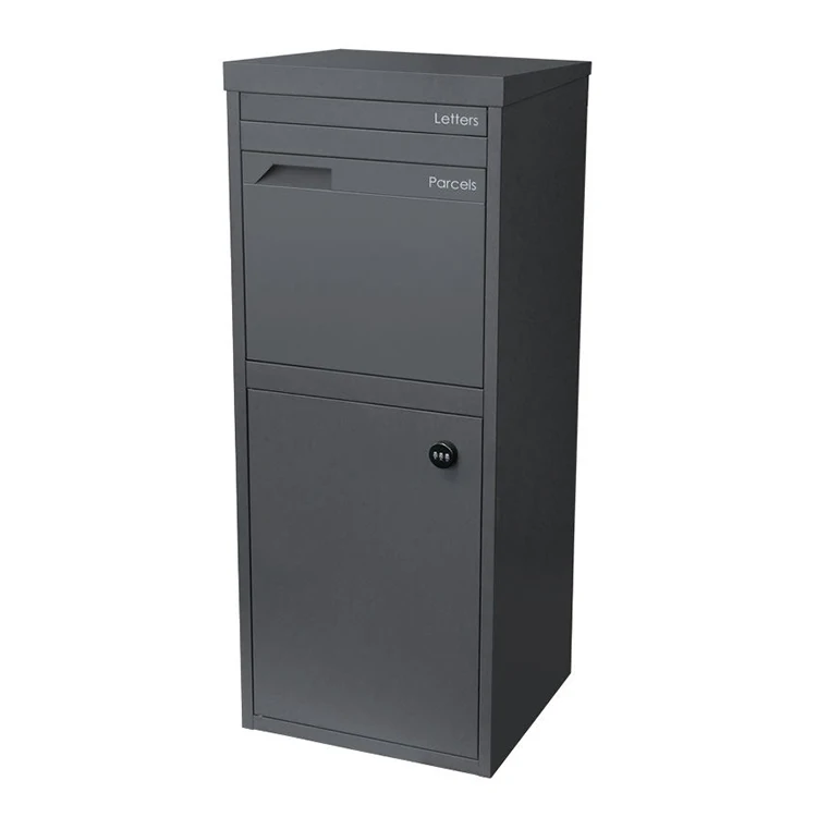 Home large package waterproof outside metal steel letter mail mailbox post wall mount outdoor smart parcel delivery drop box